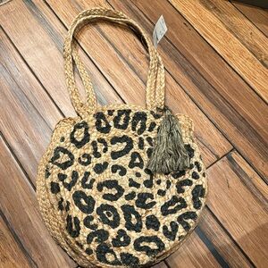 Cheetah ratan purse